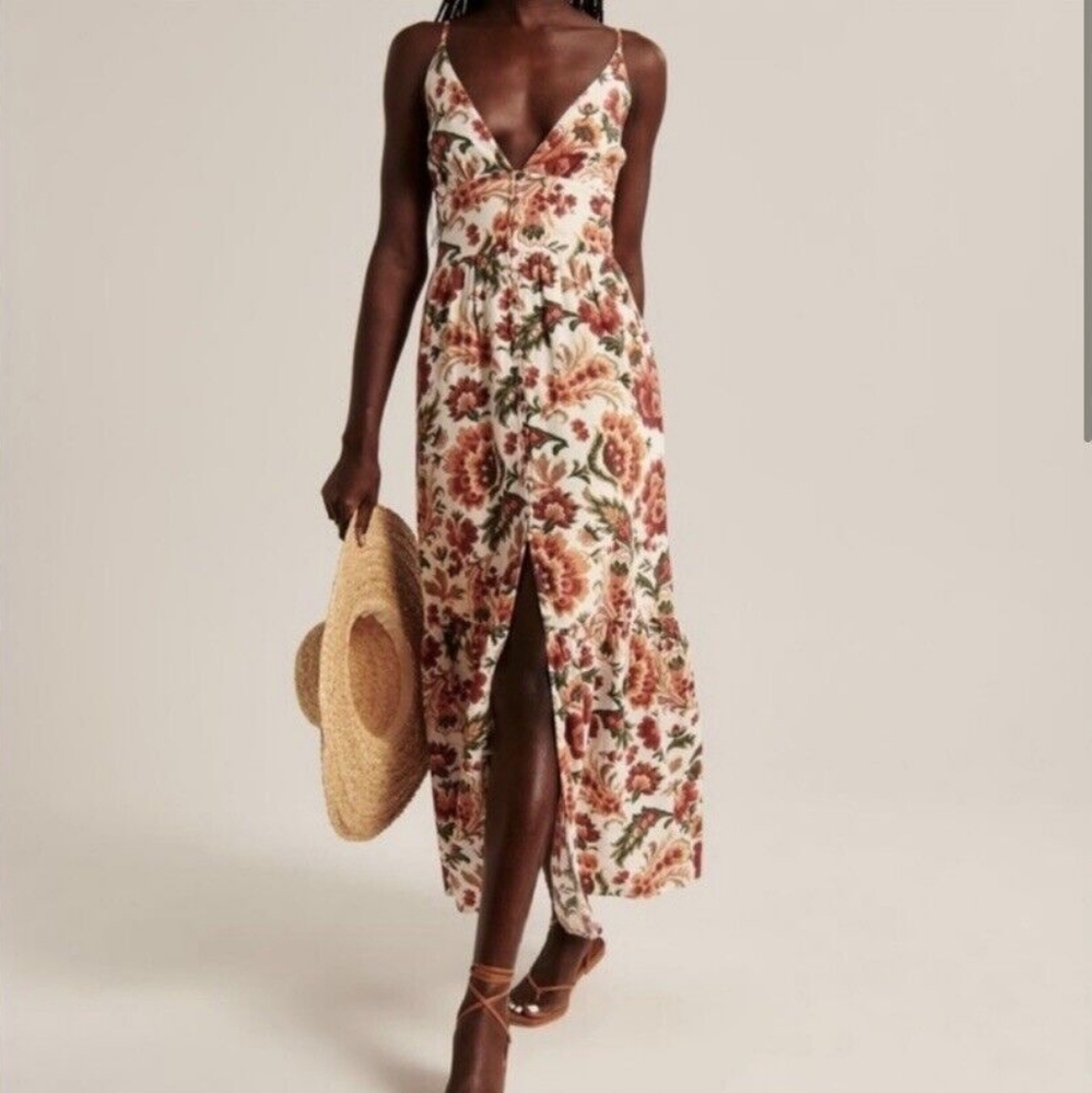 NWT Abercrombie Floral Maxi Dress